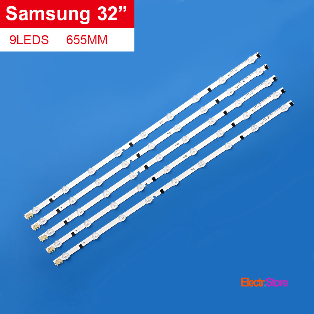 LED Backlight Strip Kits, BN96-28489A, D2GE-320SC1-R0, For Sharp_FHD (5 pcs/kit), for TV 32" Panel: CY-HF320BGSV1H, CY-HF320BGSVAH 32" D2GE-320SC1-R0 LED Backlights Samsung Sharp Sharp_FHD Electr.Store