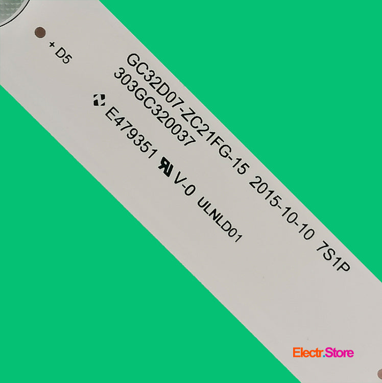 LED Backlight Strip Kits, GC32D07-ZC21FG-15, 303GC320038, RF-EG320B32-0701S-07A1 (3 pcs/kit), for TV 32" Philips: 32PHF3021, 32PHF5011, 32PHF5081, 32PHF3559 303GC320037 32" GC32D07-ZC21FG-15 LED Backlights PHILIPS phlhk