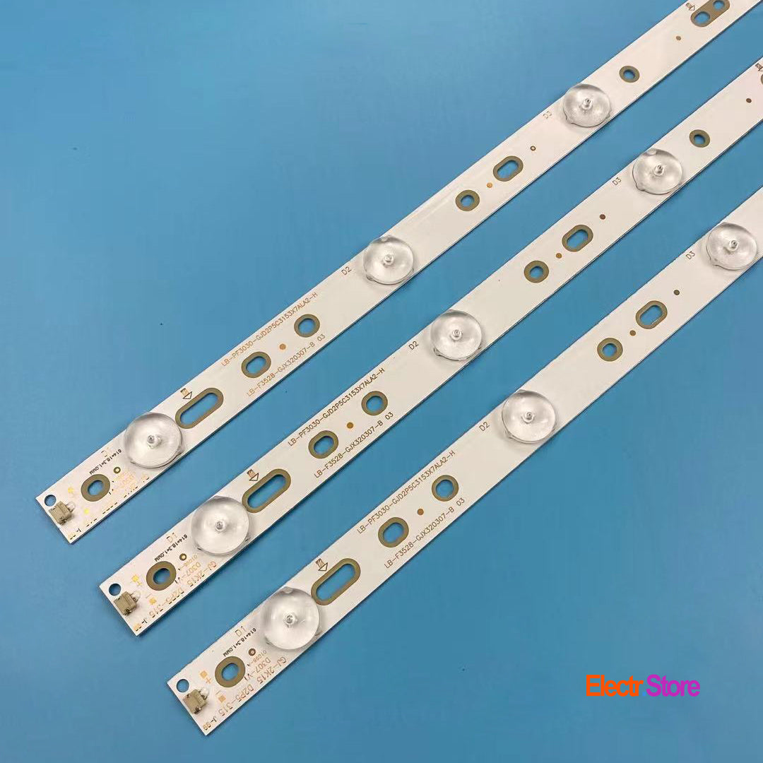 LED Backlight Strip Kits, LB-F3528-GJX320307-B, LB-PF3030-GJD2P5C3153X7ALA2-H, GJ-2K15 D2P5-315 D307-V1 (3 pcs/kit), for TV 32" 32" D2P5-315 D307-V1 GJ-2K15 LB-F3528-GJX320307-B LB-PF3030-GJD2P5C3153X7ALA2-H LED Backlights PHILIPS Electr.Store