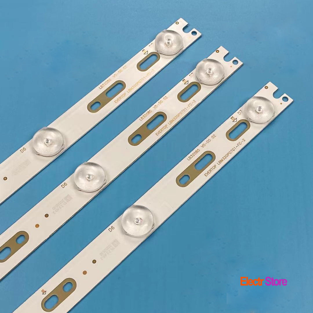 LED Backlight Strip Kits, LB-F3528-GJX320307-B, LB-PF3030-GJD2P5C3153X7ALA2-H, GJ-2K15 D2P5-315 D307-V1 (3 pcs/kit), for TV 32" 32" D2P5-315 D307-V1 GJ-2K15 LB-F3528-GJX320307-B LB-PF3030-GJD2P5C3153X7ALA2-H LED Backlights PHILIPS Electr.Store