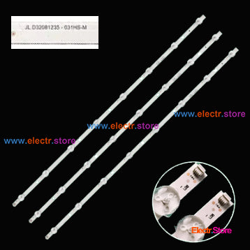 LED backlight kits, JL.D32081235-031HS-M, (3 pcs/kit), for TV 32", HPP Fengpai: LED7320 RCA 32" JL.D32081235-031HS-M LED Backlights No Brand Electr.Store