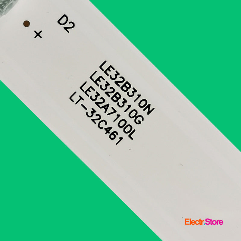 LED Backlight Strip Kits, LED315D10-07(B), 30331510219 (3 pcs/kit), for TV 32" Vivax: TV-32LE60, DLED32GK2x10 30331510219 32" CABELTECH Haier JVC Kruger&Matz LED Backlights LED315D10-07(B) Multi Mystery Others PHILIPS SANYO SLE TCL Telefunken Vivax Electr.Store