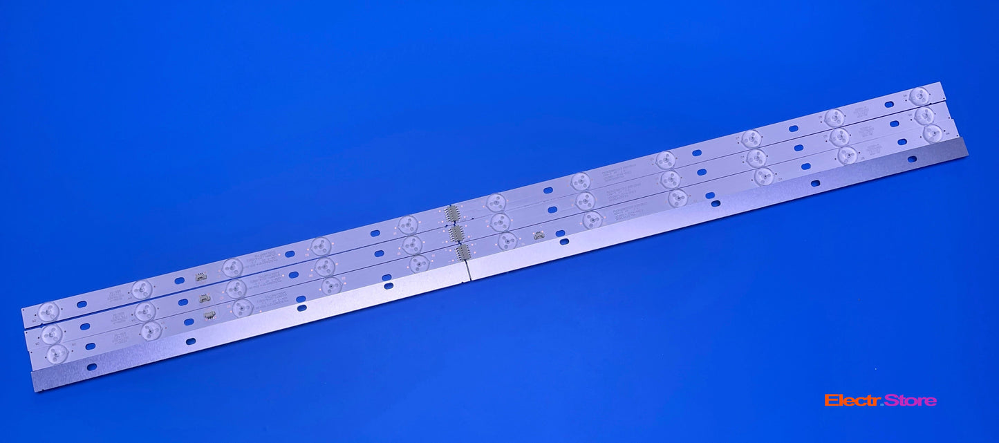 LED Backlight Strip Kits, LED39D11-ZC14-01/02/03/04, 30339011213/4/5/6 (8 pcs/Kit), for TV 39", 40" MYSTERY: mtv-40282, mtv-40282 30339011213 30339011214 30339011215 30339011216 39"40" Haier JVC LED Backlights LED39D11-ZC14-01(C) LED39D11-ZC14-02(C) LED39D11-ZC14-03(C) LED39D11-ZC14-04(C) Matrix Mystery pioneer Electr.Store