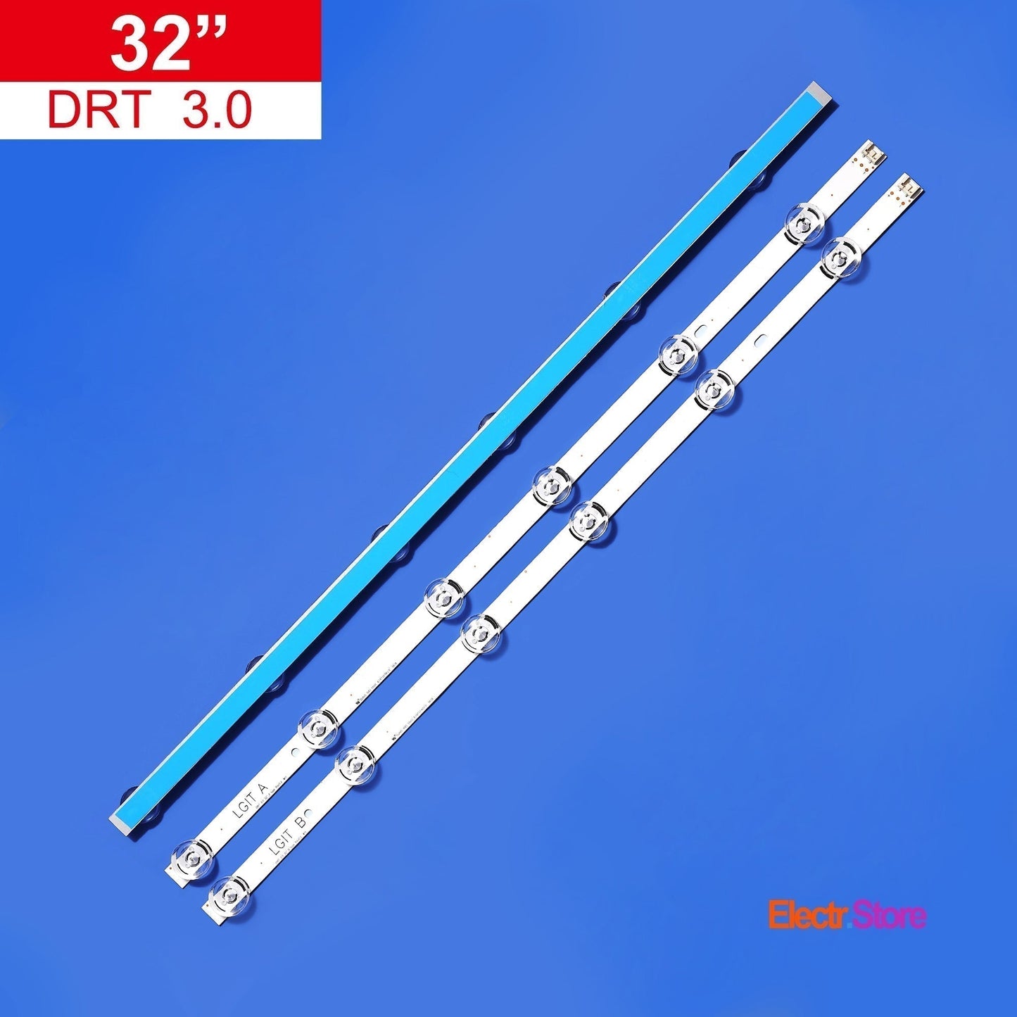 LED Backlight Strip Kits, Innotek DRT 3.0 32"_A/B-Type, AGF78399801, 6916L-1974A/6916L-1975A (3 pcs/kit), for TV 32" LG: 32LY750H, 32LB582T, 32LB5630, 32LB5610-CD 32" DRT 3.0 DRT 3.0 32" LED Backlights LG Electr.Store