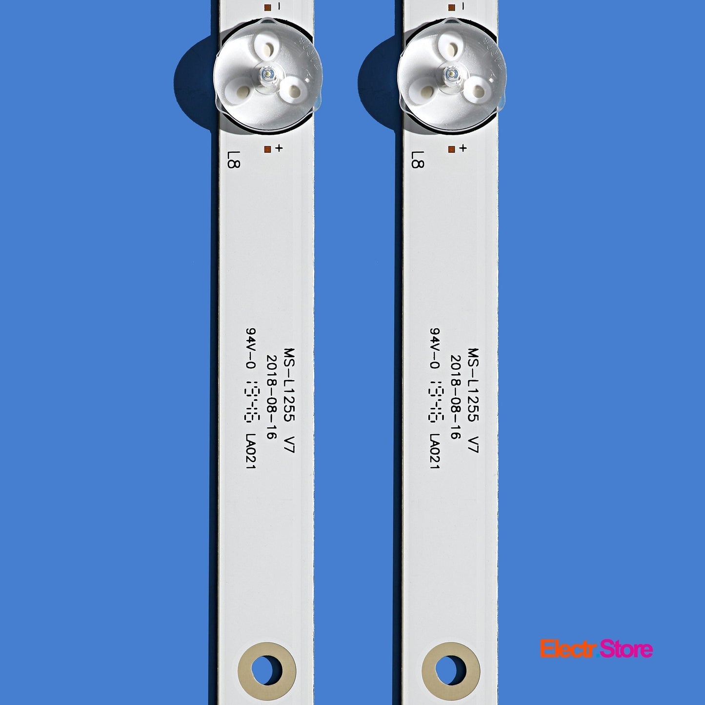 LED Backlight Strip Kits, MS-L1255 V7, HL-00500A30-0901S-04, CX50D09-ZC22AG-03 (8 pcs/kit), for TV 50" Centek: CT-8250 50" BBK Centek Dexp Edison FOX Holleberg KIANO LED Backlights MS-L1255 RCA Selecline Skymaster Star-Light TD Systems TELE System Electr.Store