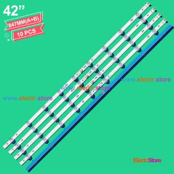LED backlight kits POLA2.0 42" (10 pcs/kit) for TV 42", LG: 42LN5300, 42LN570S, 42LN575S, 42LN540B, 42LN5400 42" LED Backlights LG POLA2.0 42" Electr.Store