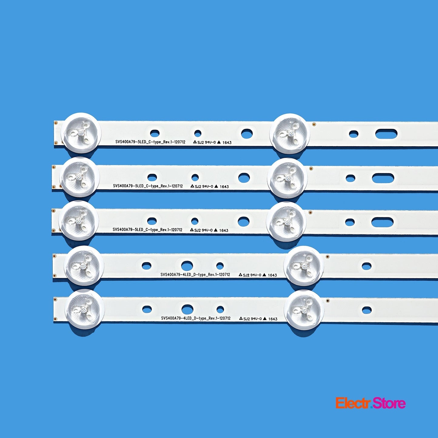 LED Backlight Strip Kits, SVS400A73, SVS400A79, 4/4/5/4LED (10 pcs/ki), for TV 40" Philips: 40PFL3208T 40" LED Backlights Multi PHILIPS Samsung SVS400A79 Toshiba Electr.Store