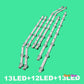 LED Backlight Strip Kits, D3GE-400SMA-R2/D3GE-400SMB-R2, 2013SVS40, BN96-28766A/BN96-28767A ,13/12/13 LED (3pcs/kit), for TV 39", 40" LG: UN40H5003, UE40EH5040WXUA, UE40EH5000, UE40H5303AK 39"40" BN96-28766A BN96-28767A D3GE-400SMA-R2 D3GE-400SMB-R2 LED Backlights Samsung Electr.Store