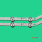 LED Backlight Strip Kits, D3GE-400SMA-R2/D3GE-400SMB-R2, 2013SVS40, BN96-28766A/BN96-28767A ,13/12/13 LED (3pcs/kit), for TV 39", 40" LG: UN40H5003, UE40EH5040WXUA, UE40EH5000, UE40H5303AK 39"40" BN96-28766A BN96-28767A D3GE-400SMA-R2 D3GE-400SMB-R2 LED Backlights Samsung Electr.Store