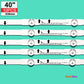 LED Backlight Strip Kits, 2014SVS_UHD_40_3228, BN96-30449A, BN96-30450A, D4GE-400DCA-R2, D4GE-400DCB-R2 (10 pcs/kit), for TV 40" 2014SVS_UHD_40 40" D4GE-400DCA-R2 D4GE-400DCB-R2 LED Backlights Samsung Electr.Store