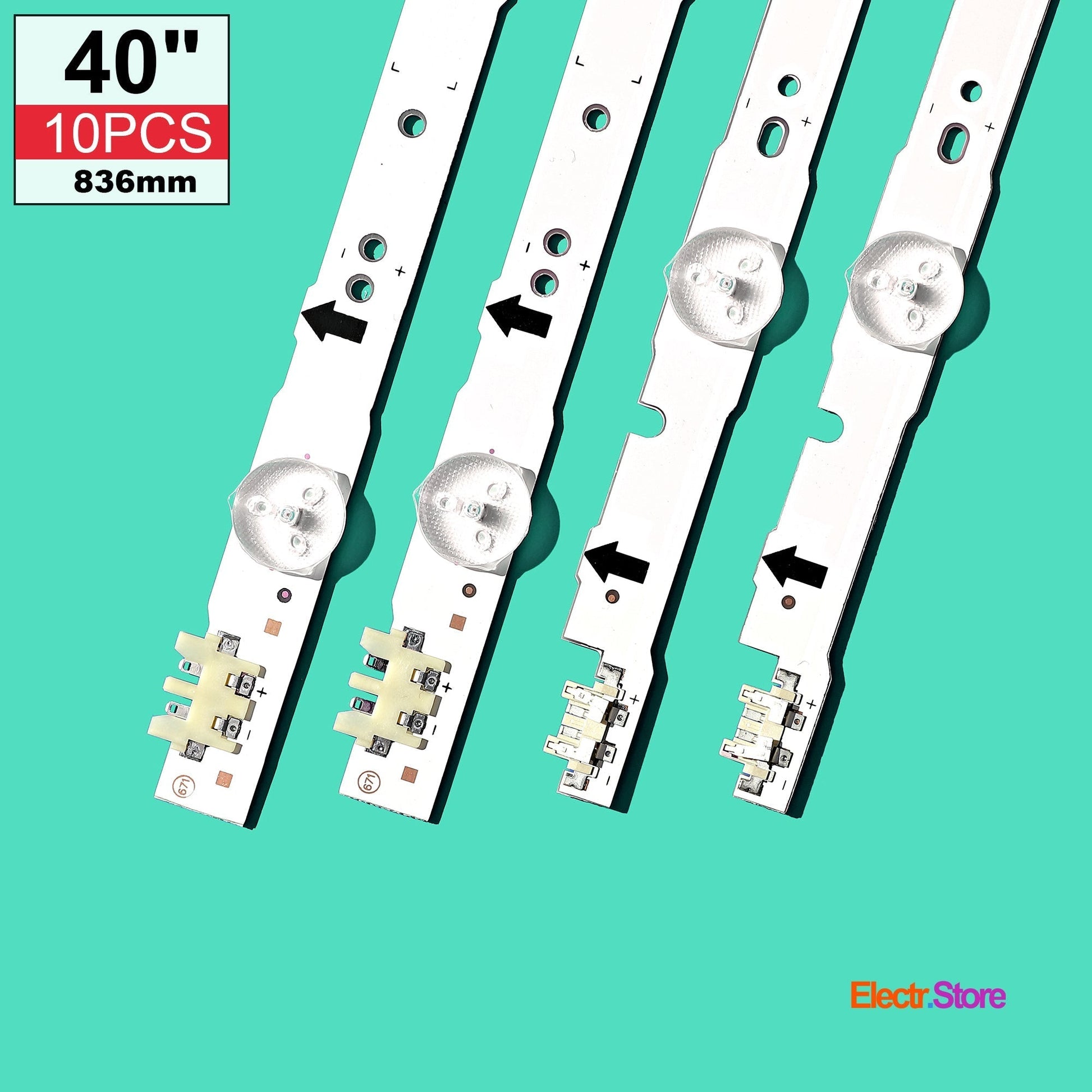 LED Backlight Strip Kits, 2014SVS_UHD_40_3228, BN96-30449A, BN96-30450A, D4GE-400DCA-R2, D4GE-400DCB-R2 (10 pcs/kit), for TV 40" SAMSUNG: UE40H5090, UE40H5100, LH40DBEPLGC, LH40DMEPLGC 2014SVS_UHD_40 40" D4GE-400DCA-R2 D4GE-400DCB-R2 LED Backlights Samsung Electr.Store