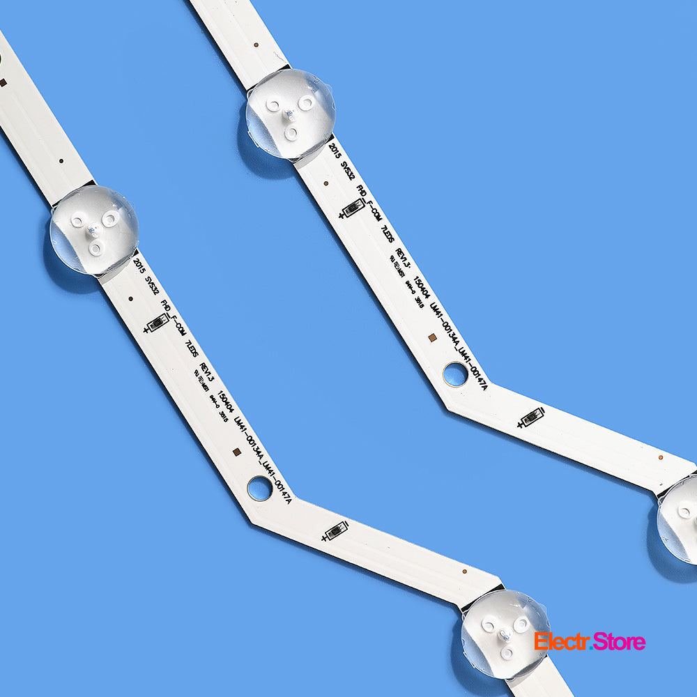 LED Backlight Strip Kits, 2015 SVS32 FHD, LM41-00134A_LM41-00147A (2 pcs/kit), for TV 32" SAMSUNG: UE32J4570, UE32J4510, UE32J4500, UN32J5003AFXZC 2015 SVS32 FHD 32" LED Backlights LM41-00134A LM41-00134A_LM41-00147A LM41-00147A Samsung Electr.Store