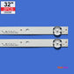 LED Backlight Strip Kits, 32LH51_HD, SSC_32inch_HD_REV05_150925, AGF79046301 (2 pcs/kit), for TV 32" LG: 32LF510U, 32LF510B, 32LH590U, 32LH570B 32" 32LH51_HD LED Backlights LG SSC_32inch_HD Electr.Store
