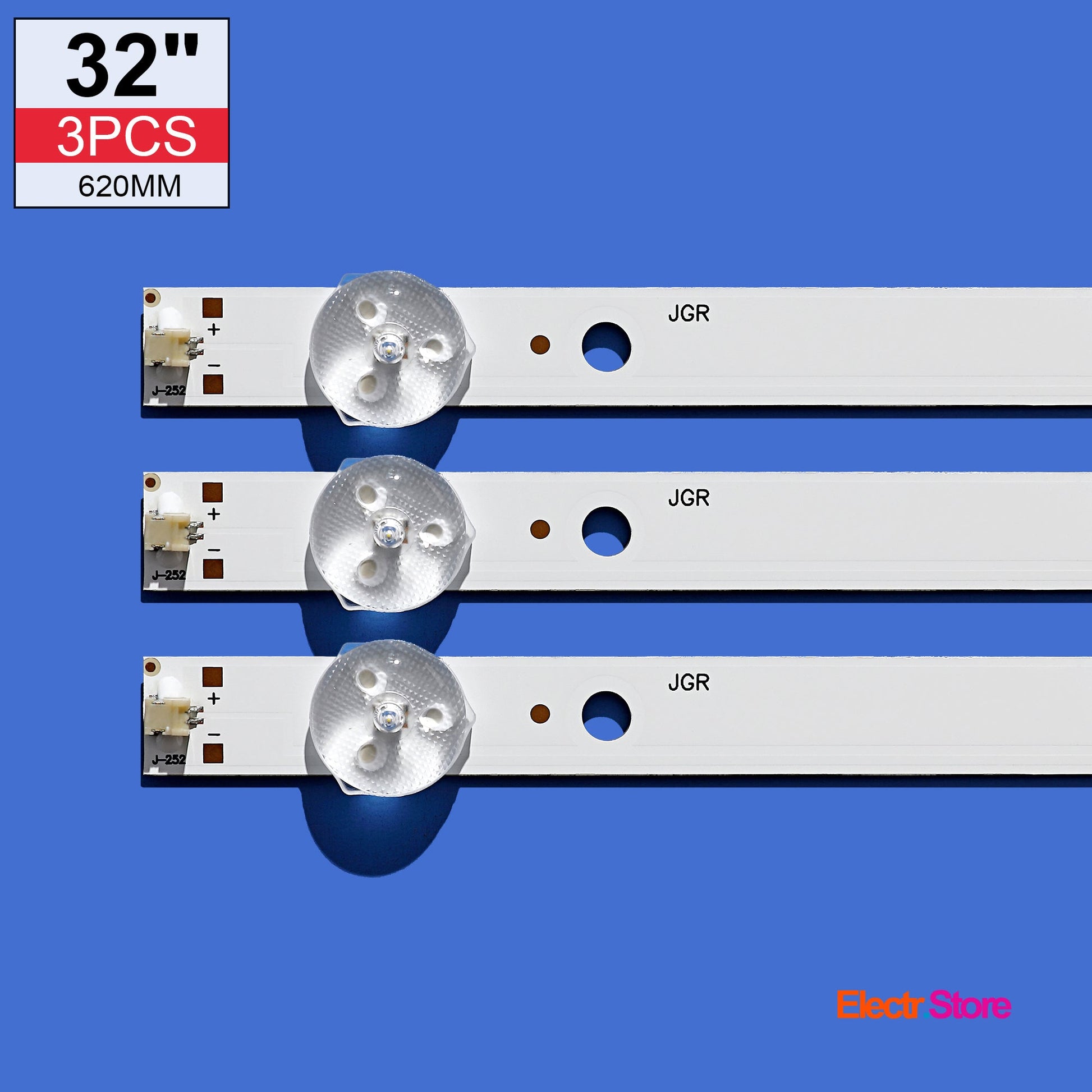 LED Backlight Strip Kits, 4708-K320WD-A4213K01, K320WD A4 (3 pcs/kit), for TV 32" TCL: LE32D59 32" 4708-K320WD-A4213K01 K320WD A4 LED Backlights PHILIPS TCL Electr.Store