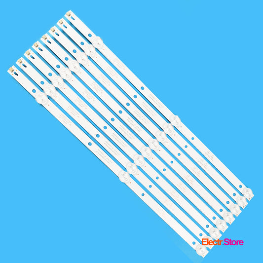 LED Backlight Strip Kits, 4708-K43WDC-A3113N11, K430WDC1_A1 SVK430AK1 (8 pcs/kit), for TV 43" 43" 4708-K43WDC-A3113N11 AOC K430WDC1_A1 LED Backlights PHILIPS Electr.Store