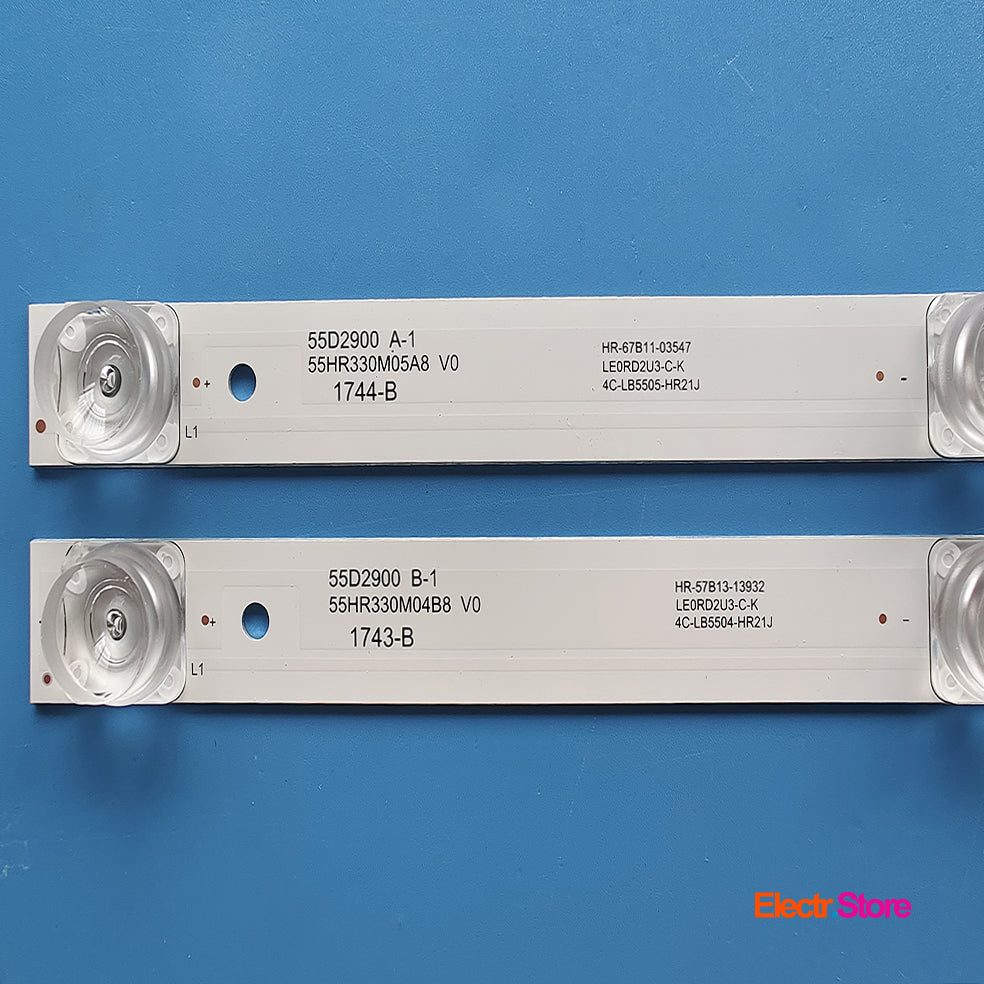 LED Backlight Strip Kits, 55HR330M05A8, 55HR330M04B8, 4C-LB5504-HR21J, 4C-LB5505-HR21J (8 pcs/kit), for TV 55" TCL: 55UC6426, 55UC6316 4C-LB5504-HR21J 4C-LB5505-HR21J 55" 55HR330M04B8 55HR330M05A8 LED Backlights Multi Others TCL Toshiba Electr.Store