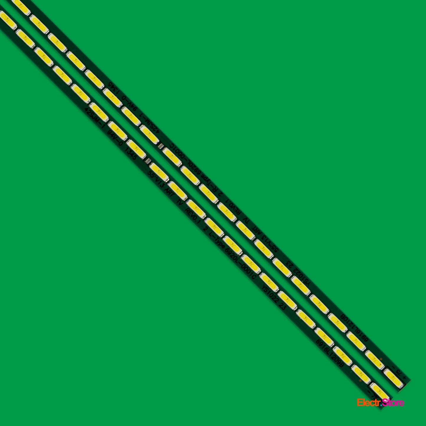LED Backlight Strip Kits, 55" V13 ART TV, 6916L-1209B, 6916L-1210B, 2X75LED (2 pcs/kit), for TV 55" PANASONIC: TX-L55ET60B 55" 55" V13 ART 6916L1209B 6916L1210B LED Backlights LG Multi PANASONIC PHILIPS Electr.Store