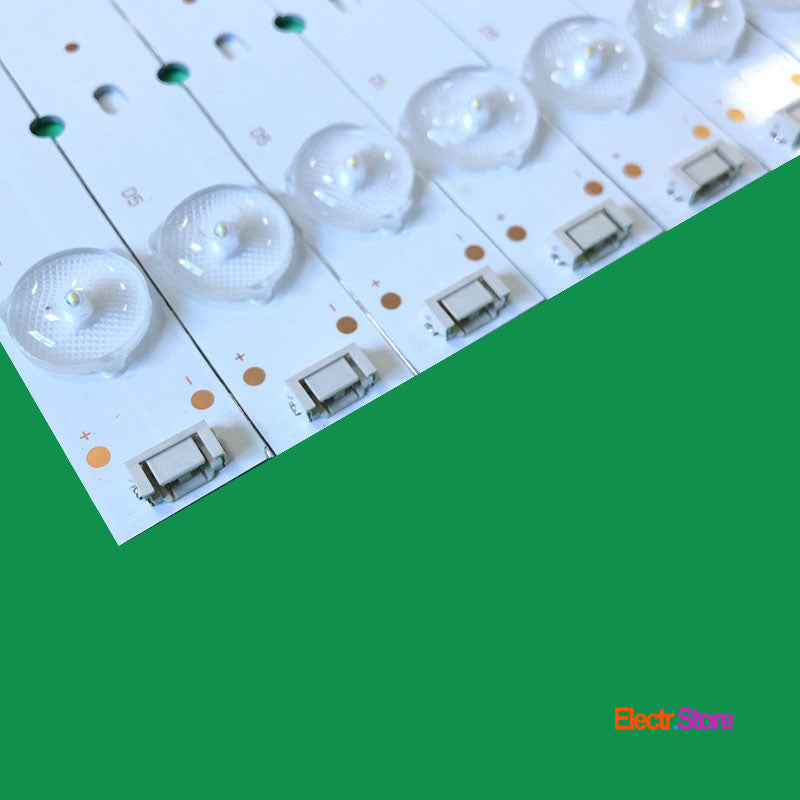 LED Backlight Strip Kits, 5800-W40000-1P00, SW40D05-ZC14CG-05, 303SW400031 (8 pcs/kit), for TV 40" SKYWORTH: 40E366W, 40E3000, 40E3500, 40E6000 303SW400031 40" 5800-W40000-1P00 LED Backlights Skyworth SW40D05-ZC14CG-05 Electr.Store