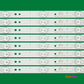 LED Backlight Strip Kits, 5800-W43001-3P00, 5800-W43001-5P00 (8 pcs/kit), for TV 42", 43" 42"43" 5800-W43001-3P00 Erisson LED Backlights Polaroid Skyworth Electr.Store