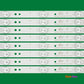 LED Backlight Strip Kits, 5800-W43001-3P00, 5800-W43001-5P00 (8 pcs/kit), for TV 42", 43" PANEL: RDL430FY 42"43" 5800-W43001-3P00 Erisson LED Backlights Polaroid Skyworth Electr.Store