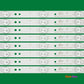 LED Backlight Strip Kits, 5800-W43001-3P00, 5800-W43001-5P00 (8 pcs/kit), for TV 42", 43" Erisson: 43LES70T2 42"43" 5800-W43001-3P00 Erisson LED Backlights Polaroid Skyworth Electr.Store