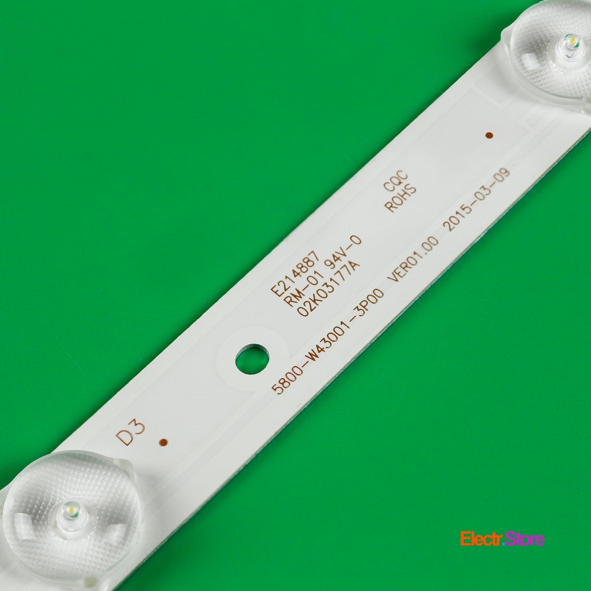LED Backlight Strip Kits, 5800-W43001-3P00, 5800-W43001-5P00 (8 pcs/kit), for TV 42", 43" Erisson: 43LES70T2 42"43" 5800-W43001-3P00 Erisson LED Backlights Polaroid Skyworth Electr.Store