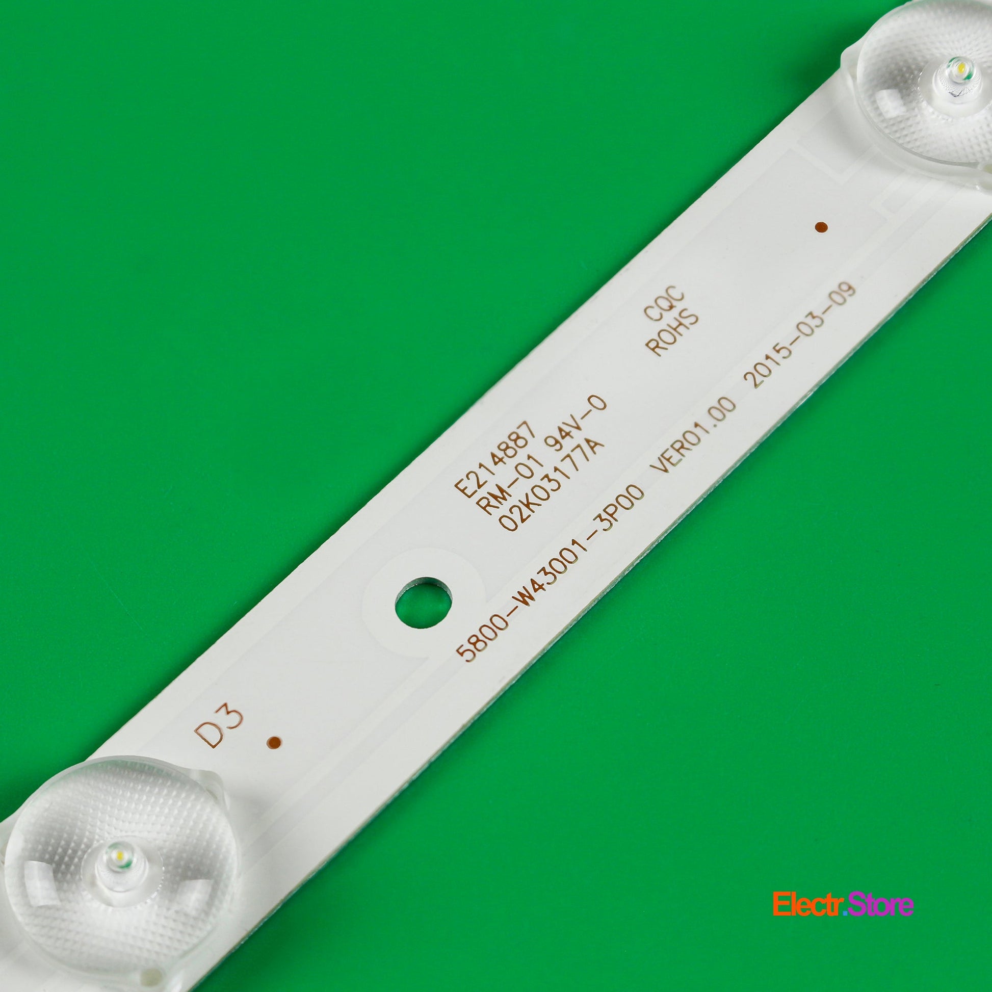 LED Backlight Strip Kits, 5800-W43001-3P00, 5800-W43001-5P00 (8 pcs/kit), for TV 42", 43" PANEL: RDL430FY 42"43" 5800-W43001-3P00 Erisson LED Backlights Polaroid Skyworth Electr.Store