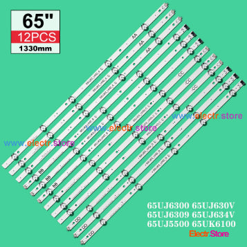 LED backlight kits, AGF78818401, 65UJ63_UHD, RH INNOTEK 17Y 65INCH (12 pcs/kit), for TV 65", PANEL: NC650DGE-AAFX 65" 65UJ63_UHD INNOTEK 17Y 65INCH LED Backlights LG Electr.Store