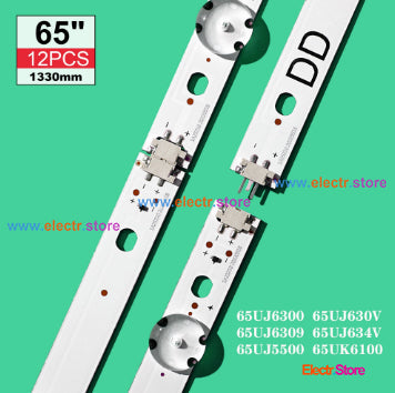 LED backlight kits, AGF78818401, 65UJ63_UHD, RH INNOTEK 17Y 65INCH (12 pcs/kit), for TV 65", PANEL: NC650DGE-AAFX 65" 65UJ63_UHD INNOTEK 17Y 65INCH LED Backlights LG Electr.Store