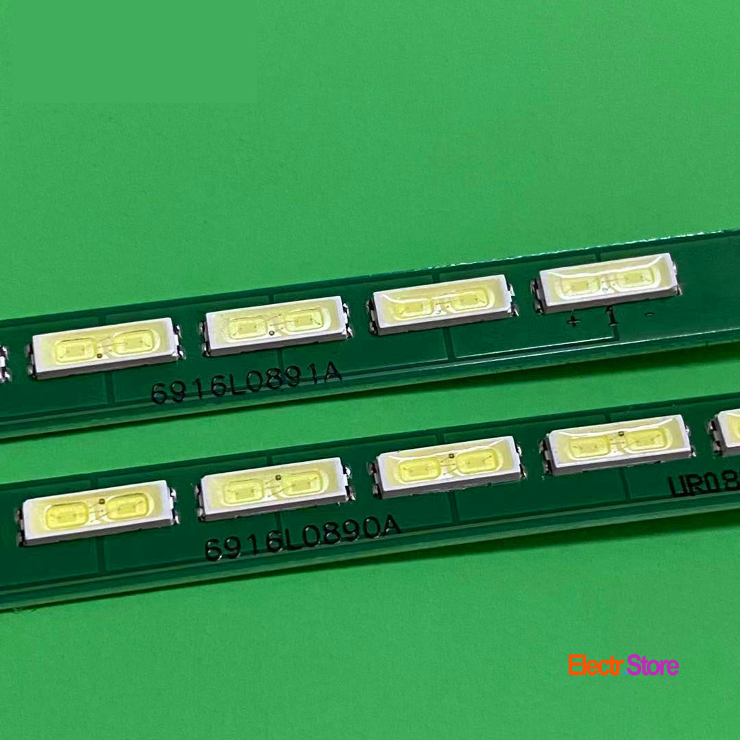 LED Backlight Strip Kits, 47" ART TV Rev0.6 2_L/R-Type, 6916L0890A/6916L0891A, 2X63LED (2 pcs/kit), for TV 47" Lenovo: 47S61 47" 47" ART TV 6916L0890A 6916L0891A 6920L-0001C LED Backlights Lenovo LG Skyworth TCL Electr.Store