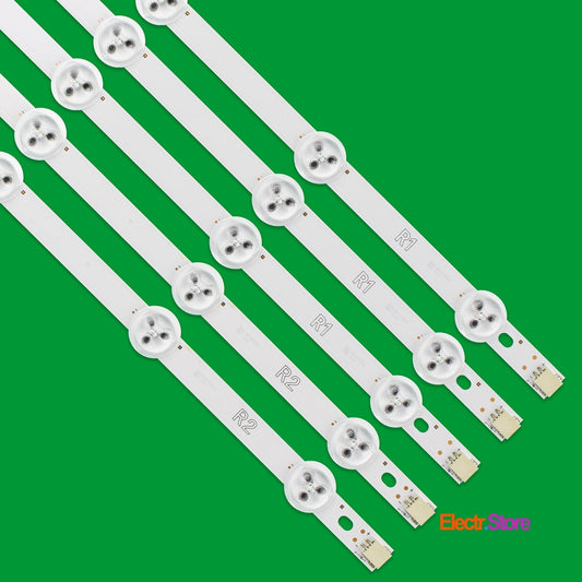 LED Backlight Strip Kits, 42"ROW2.1 Rev0.6 1 L1 /L2/R1/R2-Type, AGF78326501 6916L-1214A-1215A-1216A-1217A (10pcs/kit), for TV 42" Panasonic: TX-L42B6E - 42" - 42"ROW2.1 - 6916L-1214A - 6916L-1215A - 6916L-1216A - 6916L-1217A - LED Backlights - LG - PANASONIC - ROW2.1 - Electr.Store
