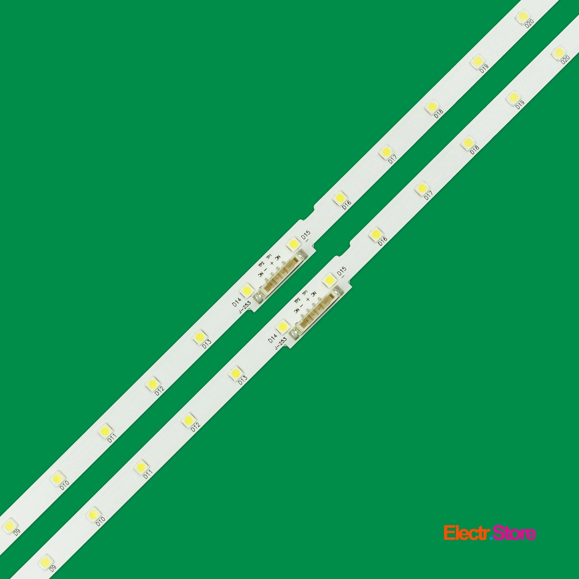 LED Backlight Strip Kits, AOT_43_NU7100F_2X28_3030C, BN96-45954A, V8N1-430SM0-R0, 2X28LED (2 pcs/kit), for TV 43" PANEL: CY-NN043HGAVBV, CY-NN043HGNVNH, CY-NN043HGHV1V, CY-NN043HGEV8V 43" AOT_43_NU7100F LED Backlights Samsung Electr.Store