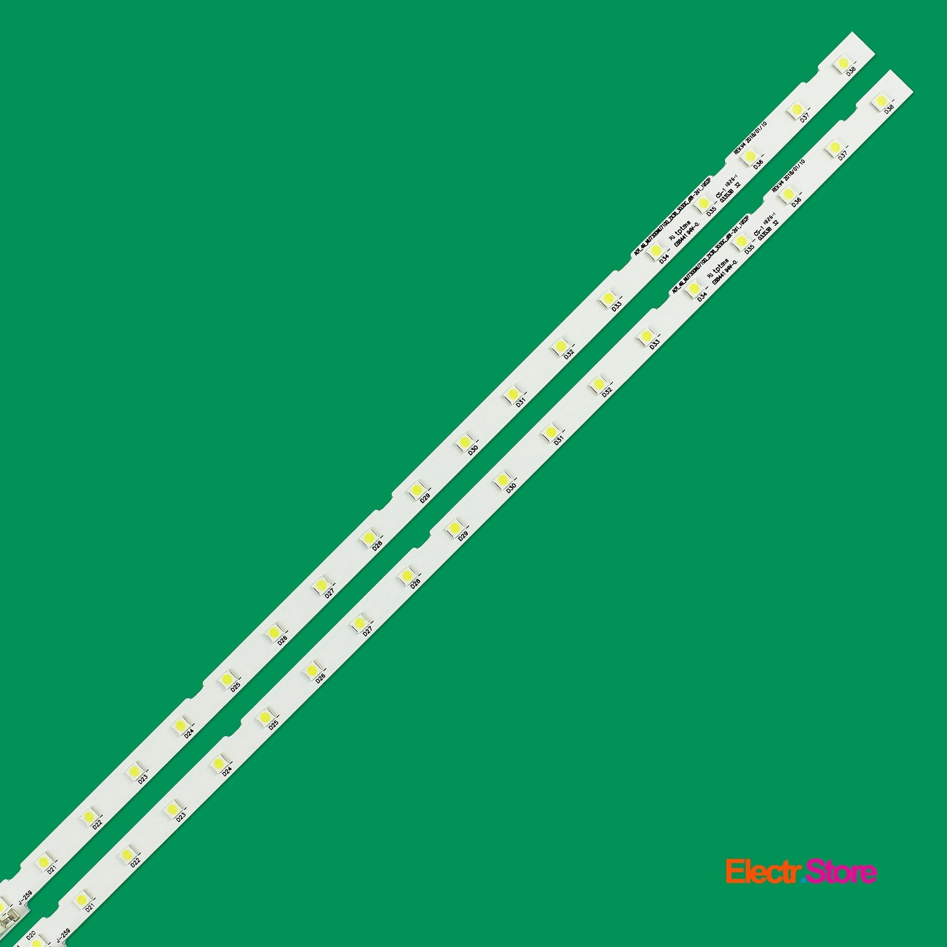 LED Backlight Strip Kits, AOT_49_NU7300_NU7100_2X38_3030C, BN61-14483A, 2x38LED (2 pcs/kit), for TV 49" SAMSUNG: UE49RU7379, UE49RU7375, UE49RU7379, UE49RU7372 49" AOT_49_NU7300_NU7100 LED Backlights Samsung Electr.Store