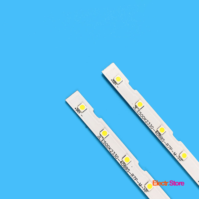 LED Backlight Strip Kits, AOT_50_NU7100F_2X38_3030C, JL.E500K2330-408BS-R7P-M-HF, BN96-45952A, BN96-45962A, V8N1-500SM0-R0, 2X38LED (2 pcs/kit), for TV 50" SAMSUNG: UE50NU7400, UN50NU6900, UN50NU6950, UN50NU7090 50" JL.E500K2330-408BS-R7P-M-HF LED Backlights Samsung Electr.Store
