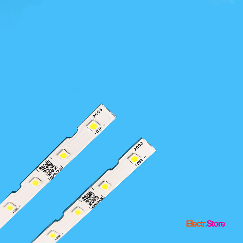 LED Backlight Strip Kits, AOT_50_NU7100F_2X38_3030C, JL.E500K2330-408BS-R7P-M-HF, BN96-45952A, BN96-45962A, V8N1-500SM0-R0, 2X38LED (2 pcs/kit), for TV 50" SAMSUNG: UE50NU7400, UN50NU6900, UN50NU6950, UN50NU7090 50" JL.E500K2330-408BS-R7P-M-HF LED Backlights Samsung Electr.Store