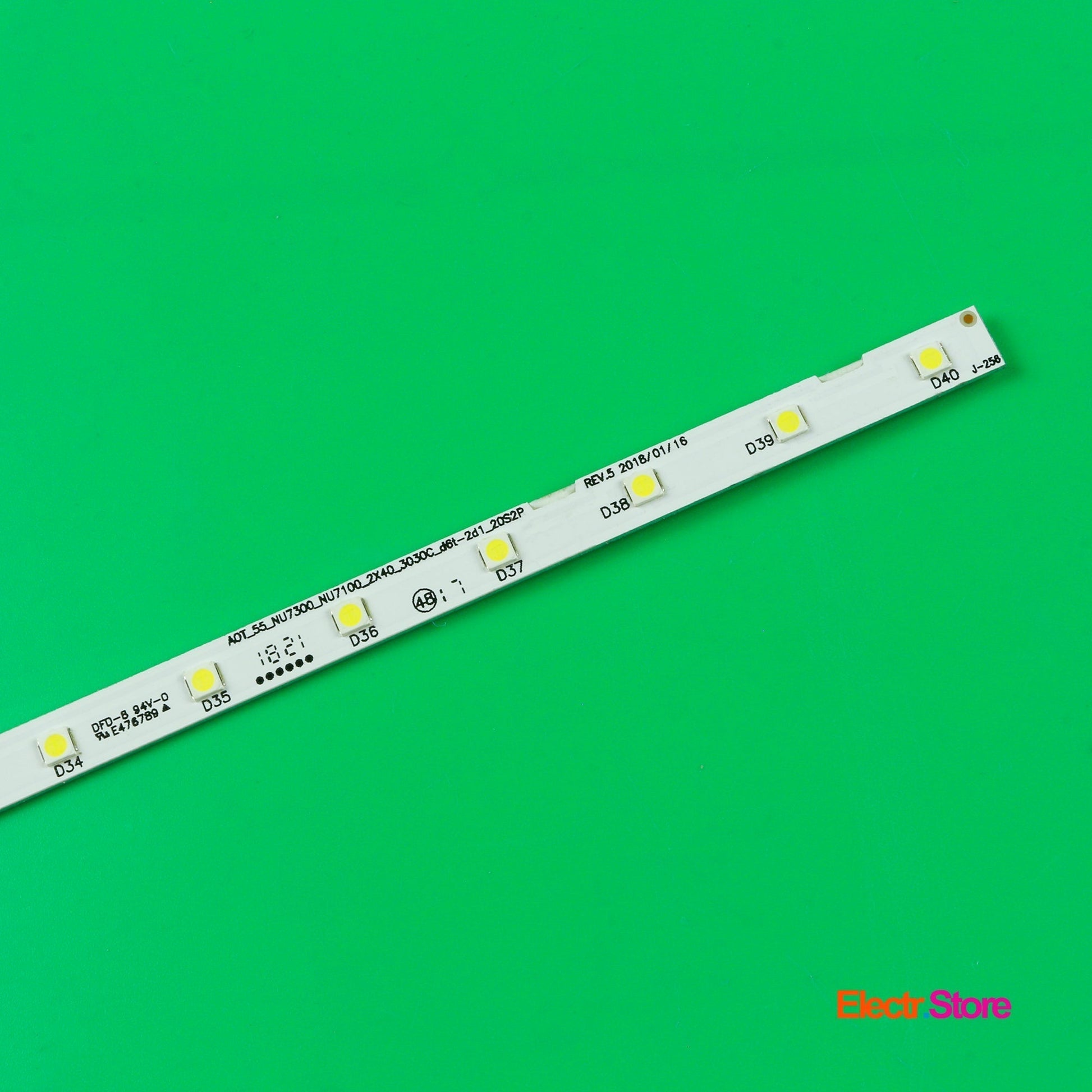 LED Backlight Strip Kits, AOT_55_NU7300_NU7100, BN96-45913A, BN96-46033A, BN61-15485A, 2X40LED (2 pcs/kit), for TV 55" SAMSUNG: UN55NU7090, UN55NU6950, UE55RU7172, UE55RU9092 55" AOT_55_NU7300_NU7100 LED Backlights Samsung Electr.Store