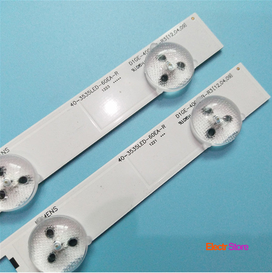 LED Backlight Strip Kits, 2012SVS40, D1GE-400SCA-R3/D1GE-400SCB-R3, BN96-24089A/BN96-24090A (10 pcs/kit), for TV 40" LTJ400HM08-V, LTJ400HV11-V, LTJ400HM08-L, CY-DE400BGSV1V 40" D1GE-400SCA-R3 D1GE-400SCB-R3 LED Backlights Samsung Electr.Store