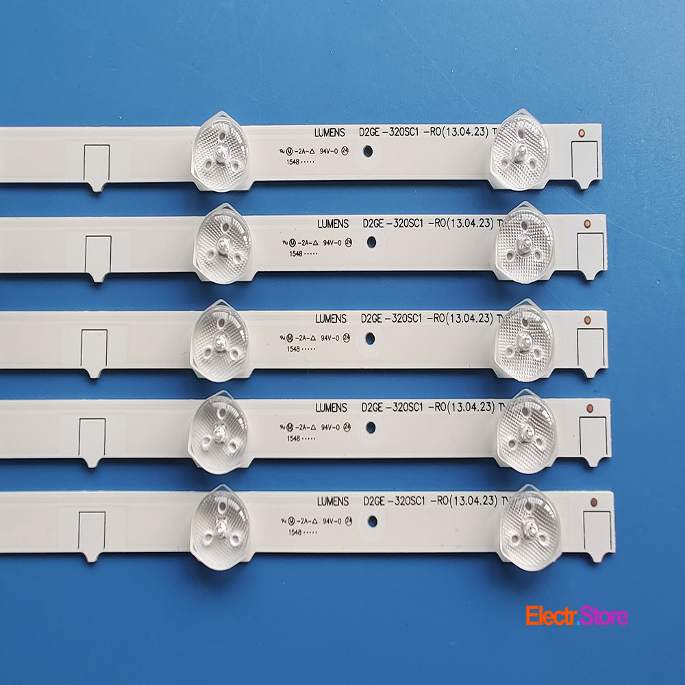 LED Backlight Strip Kits, BN96-28489A, D2GE-320SC1-R0, For Sharp_FHD (5 pcs/kit), for TV 32" SAMSUNG: UE32F4000, UE32F5070, UE32F6270, UE32F4570 32" D2GE-320SC1-R0 LED Backlights Samsung Sharp Sharp_FHD Electr.Store