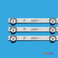 LED Backlight Strip Kits, JL.D39042330-006AS-M, 3080539Z10DTZ003, MS-L1795 (3 pcs/kit), for TV 39", 40" Akai: 39LEX-5045 / T2C, AKTV40 3080539Z10DTZ003 39"40" Akai BBK Haier JL.D39042330-006AS-M LED Backlights MS-L1795 Multi Others PIXEL SKYTECH Smart-tech Electr.Store