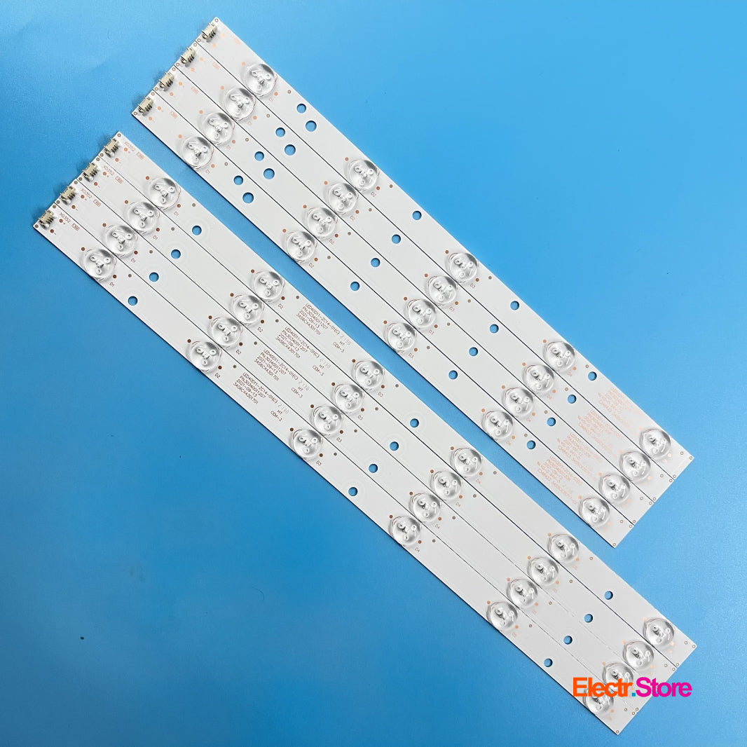 LED Backlight Strip Kits, LED40D11-ZC14-01/02, 30340011207/08 (8 pcs/kit), for TV 40" Haier: LE40F3000W, D40MF7090 40" Haier LED Backlights LED40D11-ZC14-01 LED40D11-ZC14-02 TCL Electr.Store