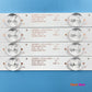 LED Backlight Strip Kits, LED40D11-ZC14-01/02, 30340011207/08 (8 pcs/kit), for TV 40" PANEL: LSC400HM06-8 40" Haier LED Backlights LED40D11-ZC14-01 LED40D11-ZC14-02 TCL Electr.Store