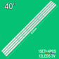 LED Backlight Strip Kits, LED40D12-02/03(A), 30340012205 (4 pcs/kit), for TV 40" 30340012205 40" Haier Kruger&Matz LED Backlights LED40D12-02/03(A) TCL Electr.Store