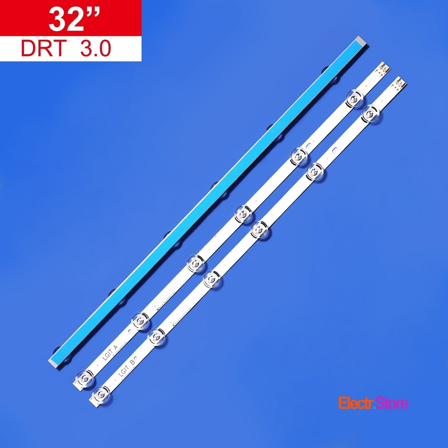LED Backlight Strip Kits, Innotek DRT 3.0 32"_A/B-Type, AGF78399801, 6916L-1974A/6916L-1975A (3 pcs/kit), for TV 32" LG: 32LB563B, 32LB5820, 32LF560T, 32LF565B 32" DRT 3.0 DRT 3.0 32" LED Backlights LG Electr.Store