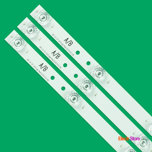 LED Backlight Strip Kits, Innotek DRT 3.0 32"_A/B Type Rev0.2, AGF78400001, 6916L-1974A/6916L-1975A (Square Pedstal, 3 pcs/kit), for TV 32" 32" DRT 3.0 32"_A/B Type Rev0.2 LED Backlights LG Electr.Store