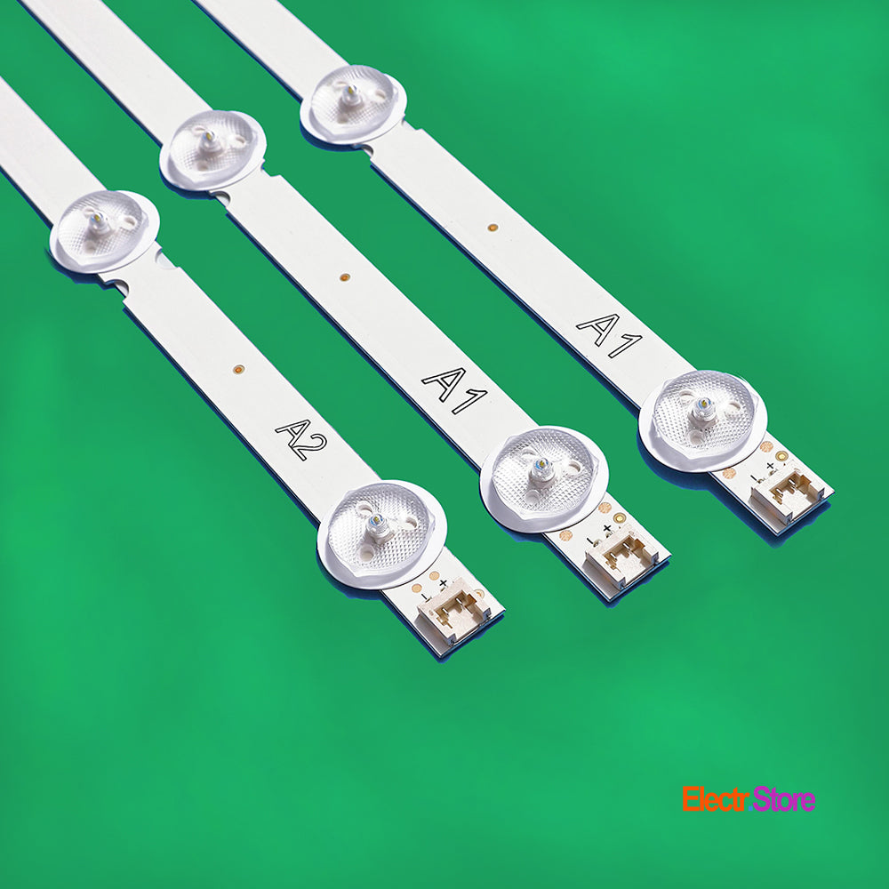 LED Backlight Strip Kits, 32"ROW2.1 Rev0.9 1_A1/A2-Type, 6916L-1105A/6916L-1106A, 6916L-1204A/6916L-1205A, 7/8/7LED (3pcs/kit), for TV 32" 32" 32"ROW2.1 Rev0.9 1 6916L-1105A 6916L-1106A GRUNDIG LED Backlights LG Electr.Store