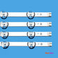 LED Backlight Strip Kits, Innotek DRT 3.0 39"_A/B-Type (8 pcs/kit), for TV 39" PANEL: HC390DUNVCHS1, NC390DUNVXBP2, NC390DUNVXBP1 39" DRT 3.0 DRT 3.0 39" LED Backlights LG Electr.Store