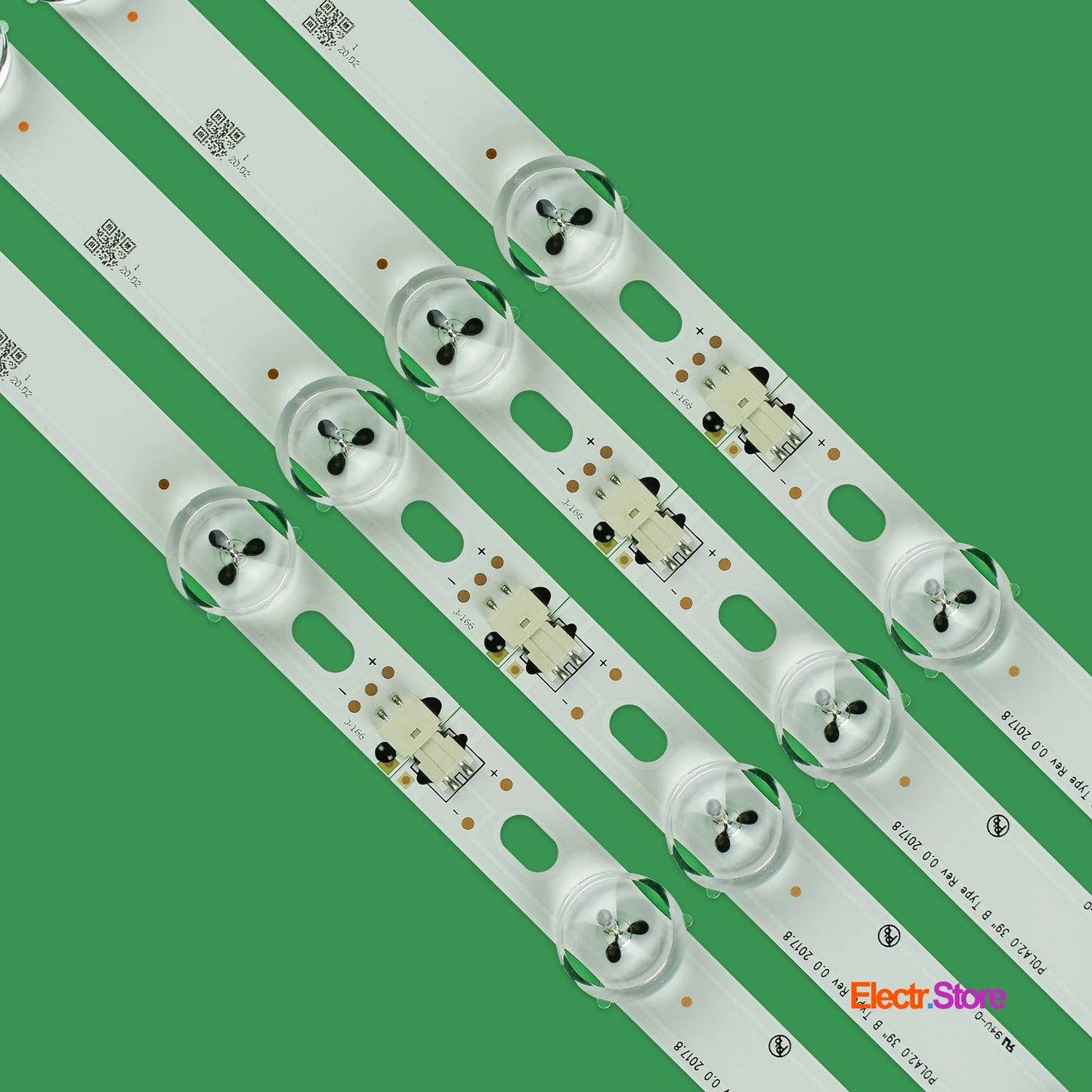LED Backlight Strip Kits, POLA2.0 39"_A/B-Type (8 pcs/kit), for TV 39" PANEL: HC390DUN-VCFP1-21XX, HC390DUN-VCFP1-11XX, T390HVJ01.0 39" LED Backlights LG POLA2.0 39" Electr.Store