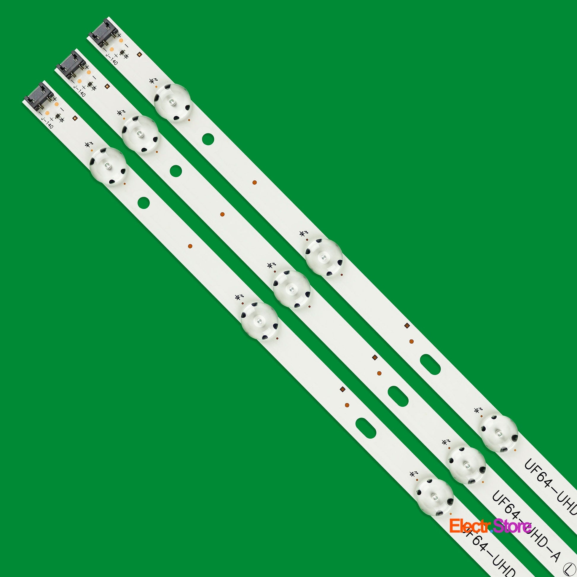 LED Backlight Strip Kits, LG Innotek direct 43inch UHD, UF64_UHD_A (3 pcs/kit), for TV 43" PANEL: LC430DUE-FJM1, LC430DUE-FJM2, LC430DUE-FJM3, LC430DUE-FJM4 43" Innotek direct 43inch UHD LED Backlights LG UF64_UHD_A Electr.Store