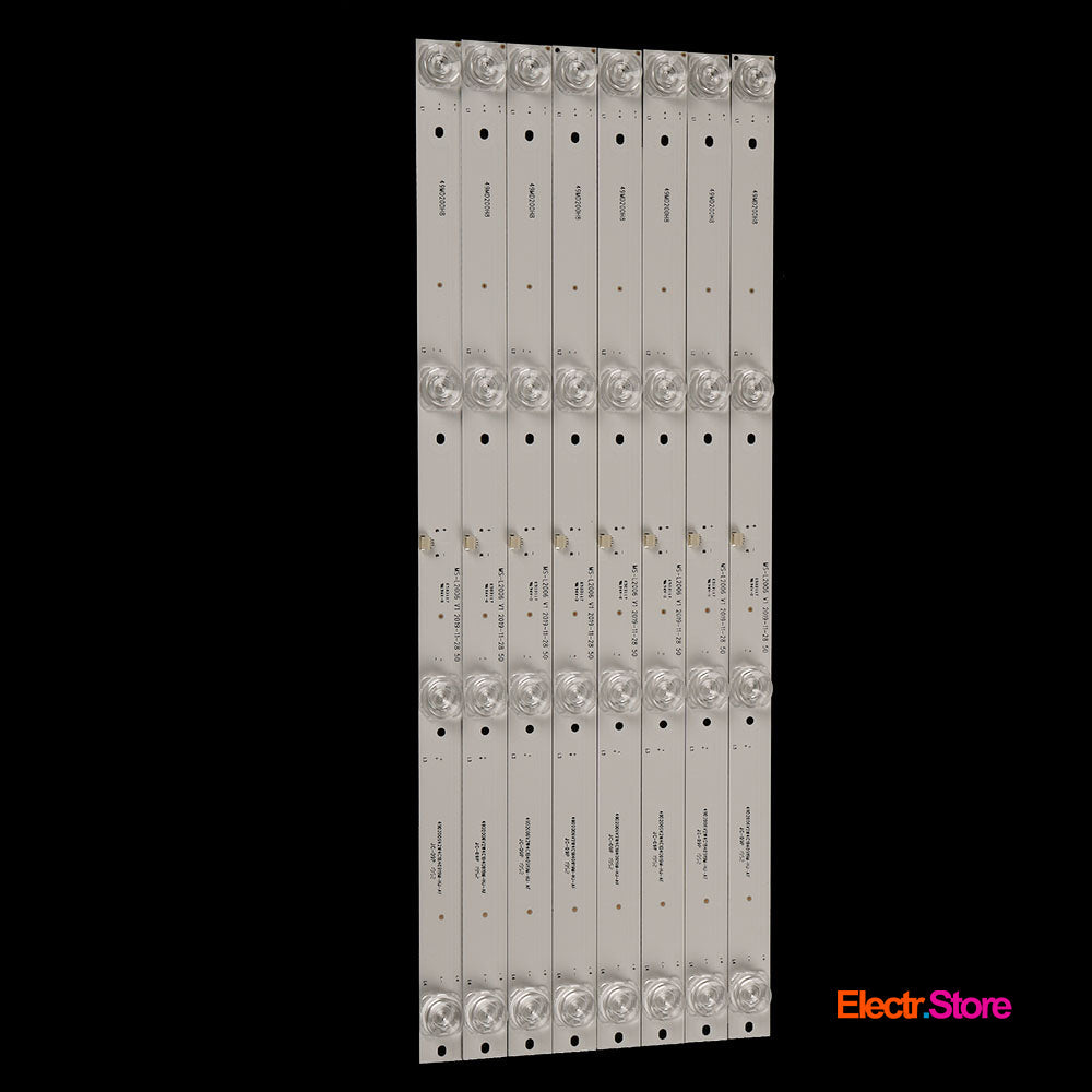 LED Backlight Strip Kits, MS-L2006 V1, 49MD2008H8, 49D2006V2W4C1B40919M-HJ-AF, CC02500D410V07, 8X49LED (8 pcs/kit), for TV 50" Philips: 50M2PLUS 49D2006V2W4C1B40919M-HJ-AF 49MD2008H8 50" AMCV Amoi Baird Dexp LED Backlights LG MS-L2006 V1 No Brand PHILIPS Starwind Electr.Store