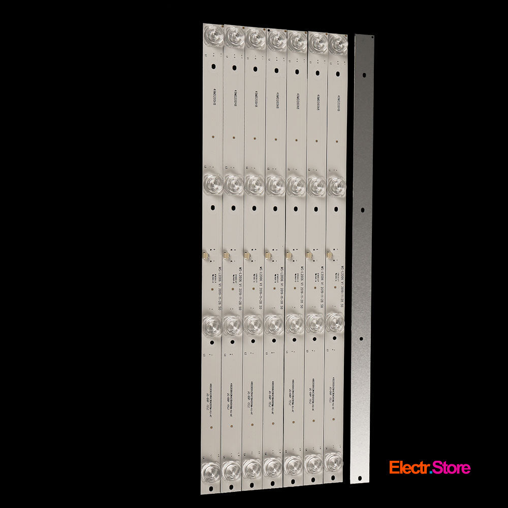 LED Backlight Strip Kits, MS-L2006 V1, 49MD2008H8, 49D2006V2W4C1B40919M-HJ-AF, CC02500D410V07, 8X49LED (8 pcs/kit), for TV 50" Philips: 50M2PLUS 49D2006V2W4C1B40919M-HJ-AF 49MD2008H8 50" AMCV Amoi Baird Dexp LED Backlights LG MS-L2006 V1 No Brand PHILIPS Starwind Electr.Store